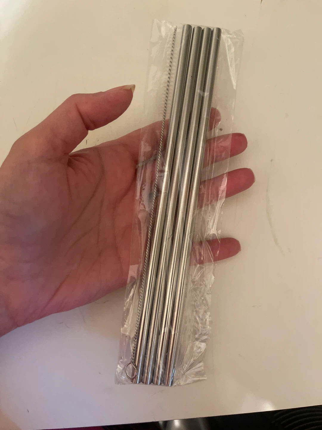New Stainless Steel Straws with Cleaning Brush