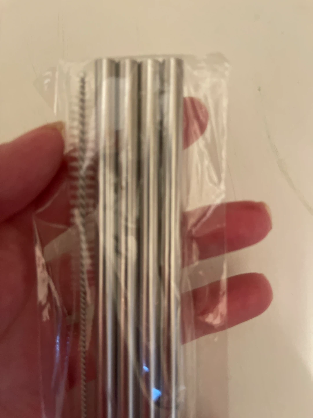New Stainless Steel Straws with Cleaning Brush - photo 2