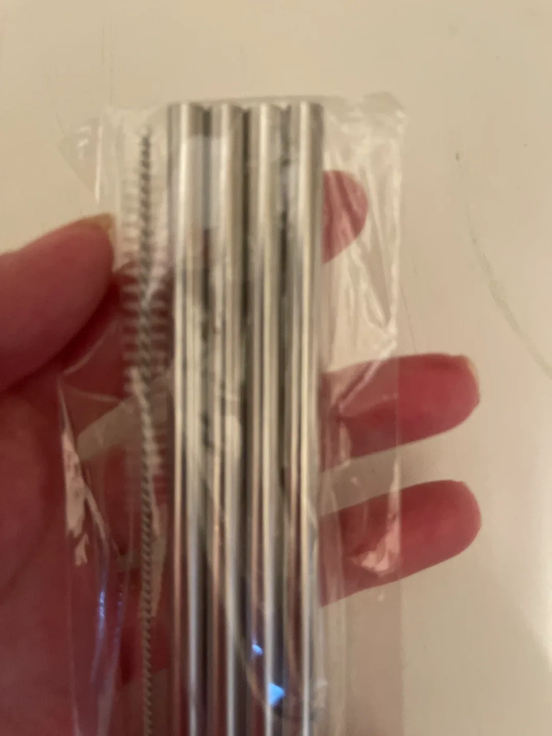 New Stainless Steel Straws with Cleaning Brush image indicator(2)