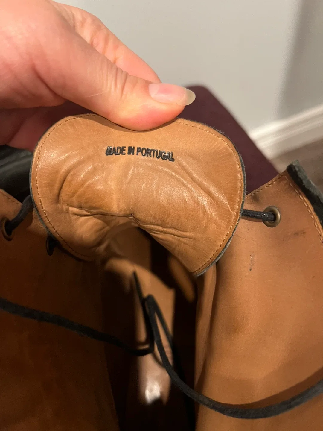 Grotesque Black Leather Wingtip Boots image indicator(5)