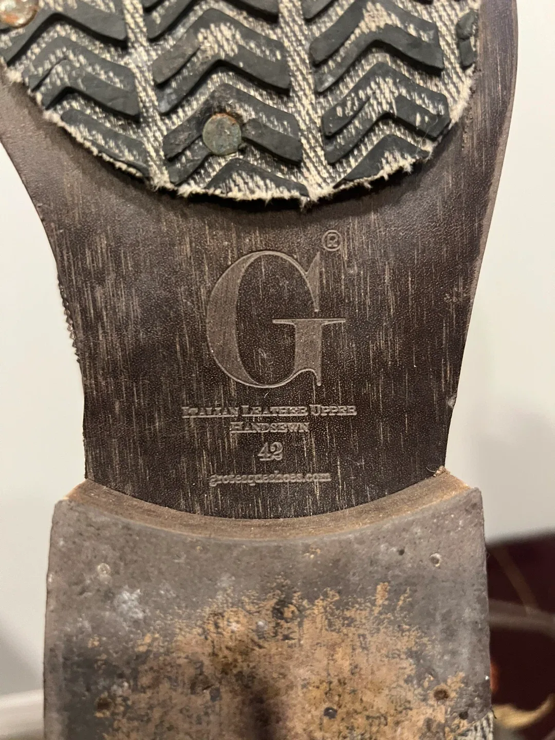 Grotesque Black Leather Wingtip Boots image indicator(8)