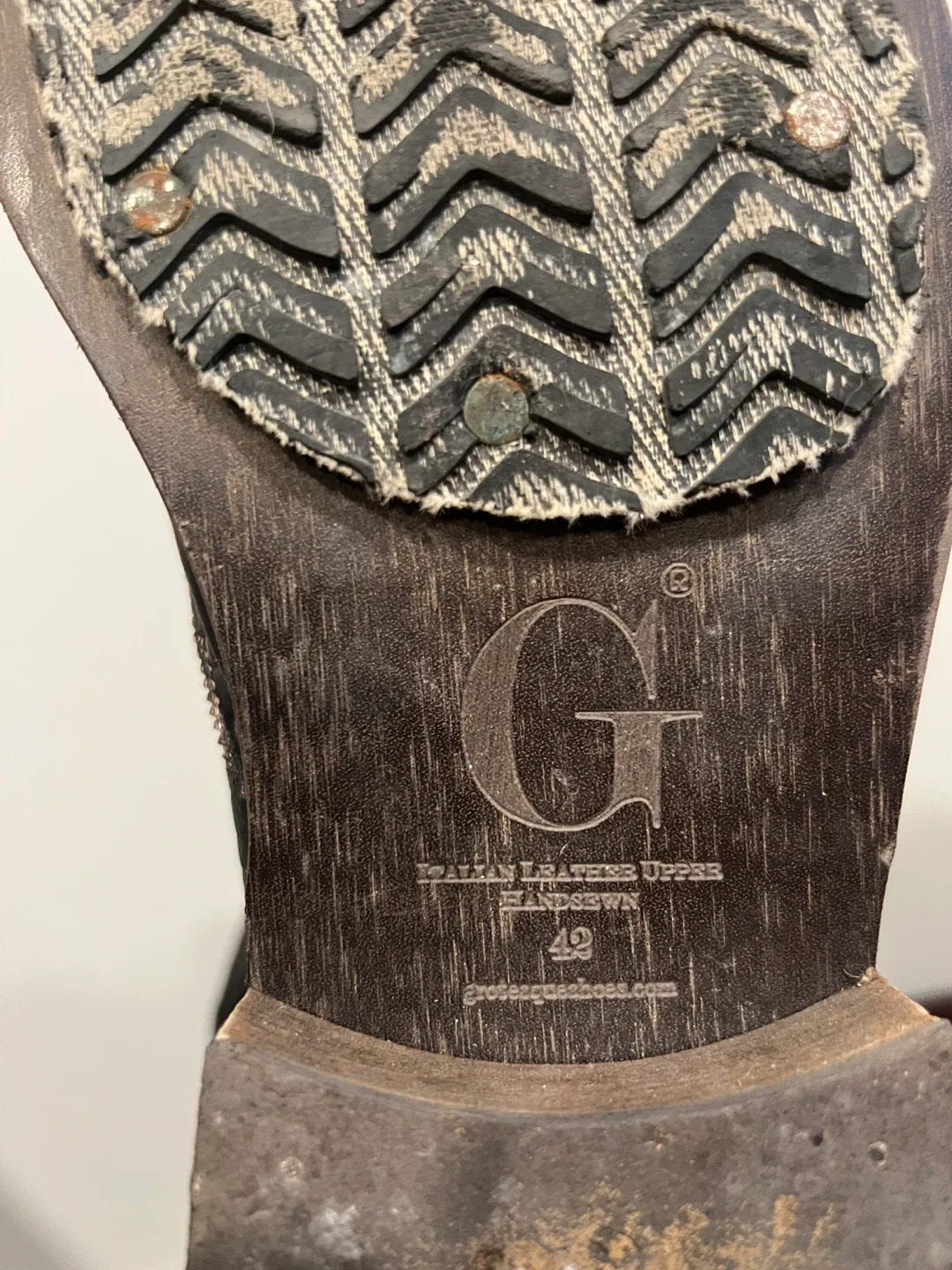 Grotesque Black Leather Wingtip Boots image indicator(7)