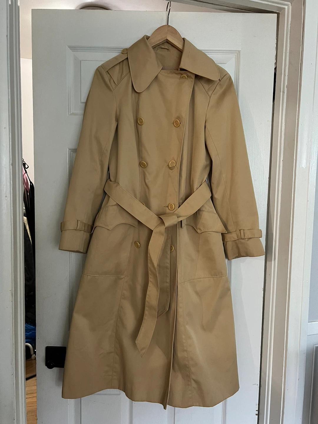 Vintage Tan Trench Coat - photo 2