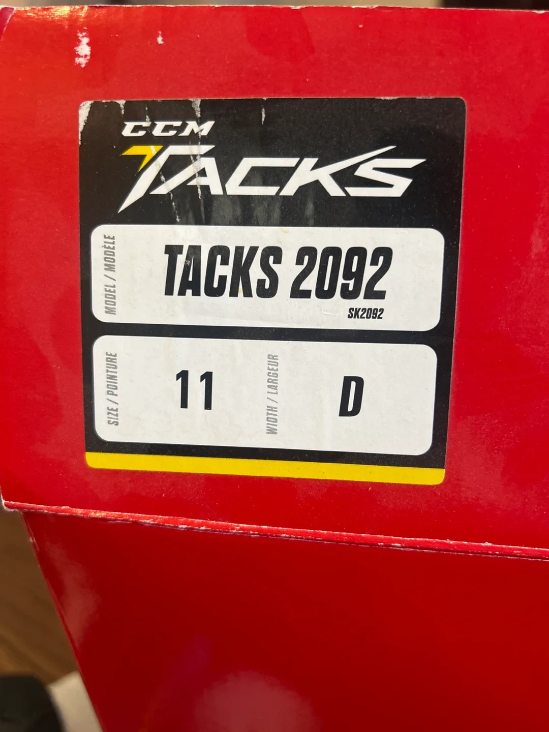 CCM Tacks 2092 Ice Hockey Skates - Size 11D image indicator(4)
