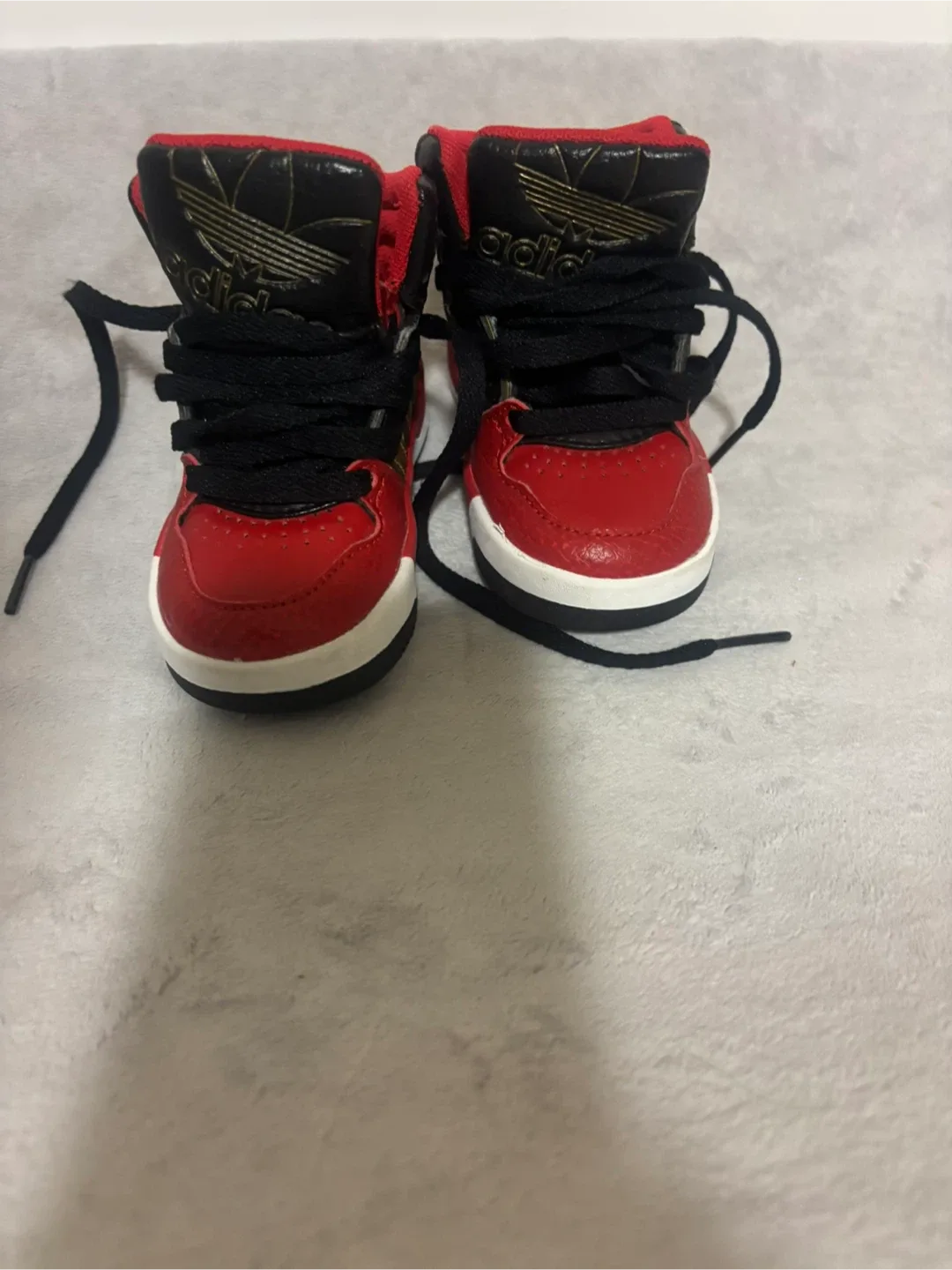 Adidas Kids' High-Top Sneakers, Size 5K thumbnail