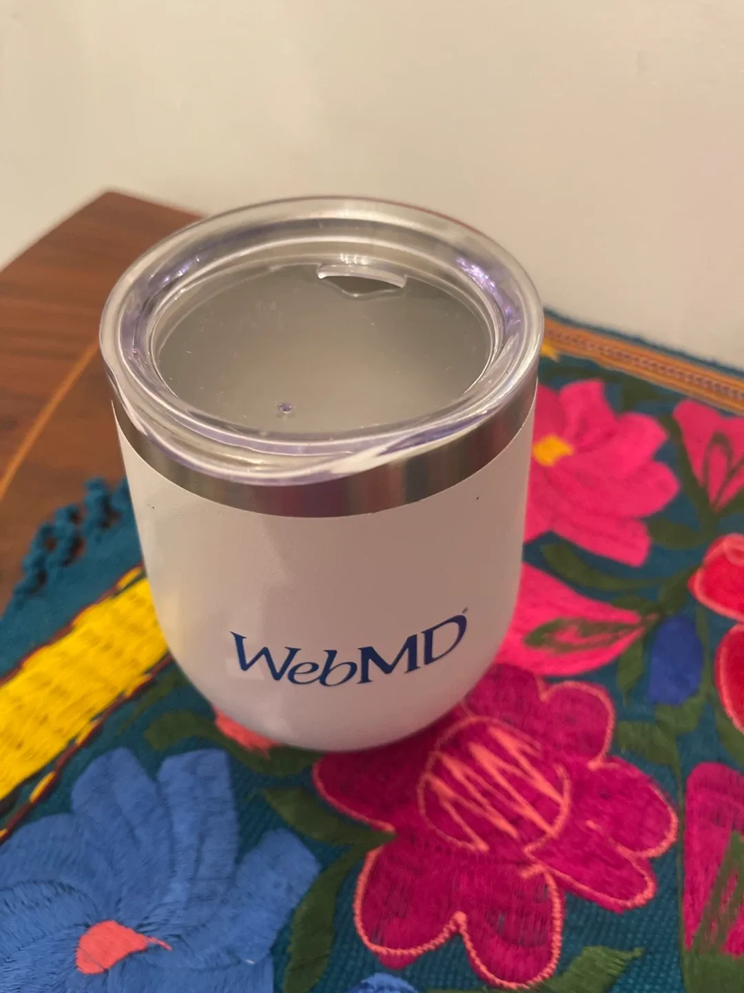 WebMD White Tumbler with lid- new image indicator(2)
