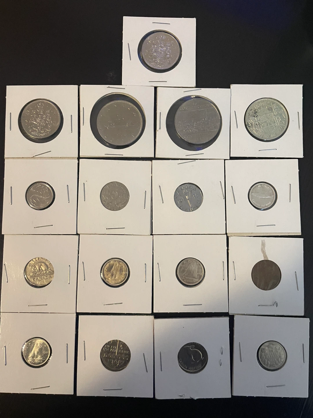 Canadian Coins - Various Years