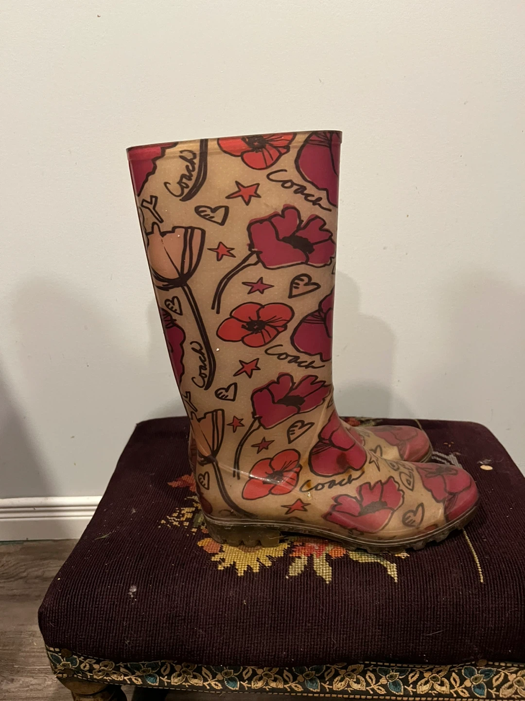 Coach Poppy Floral Rain Boots - photo 4