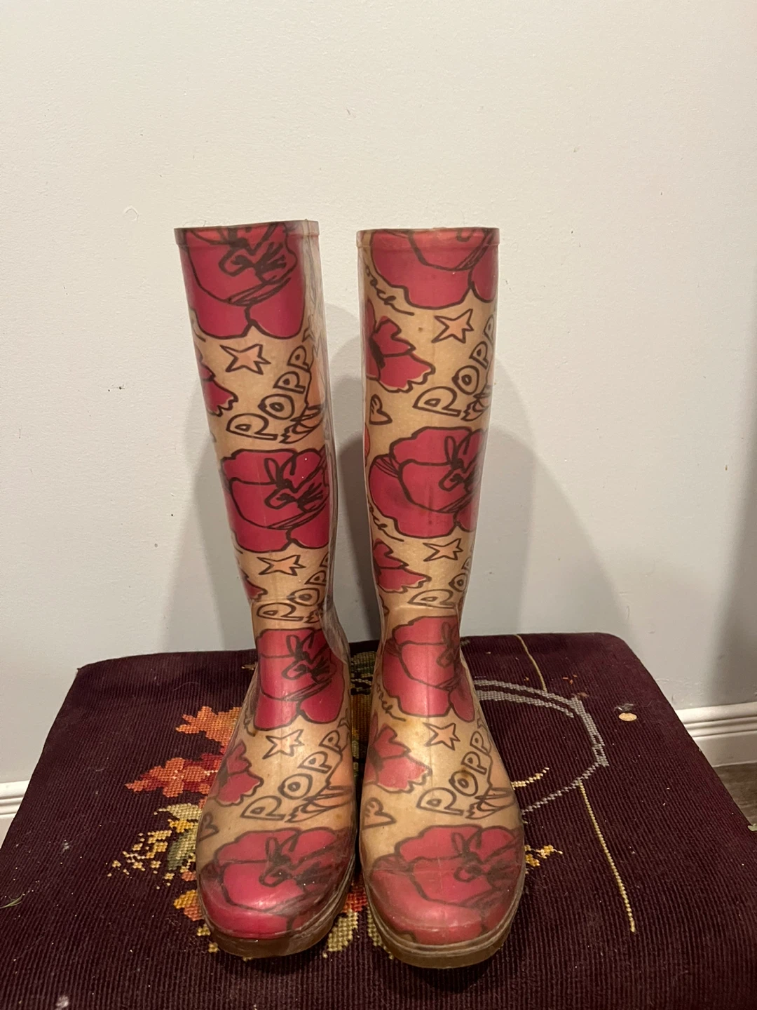 Coach Poppy Floral Rain Boots