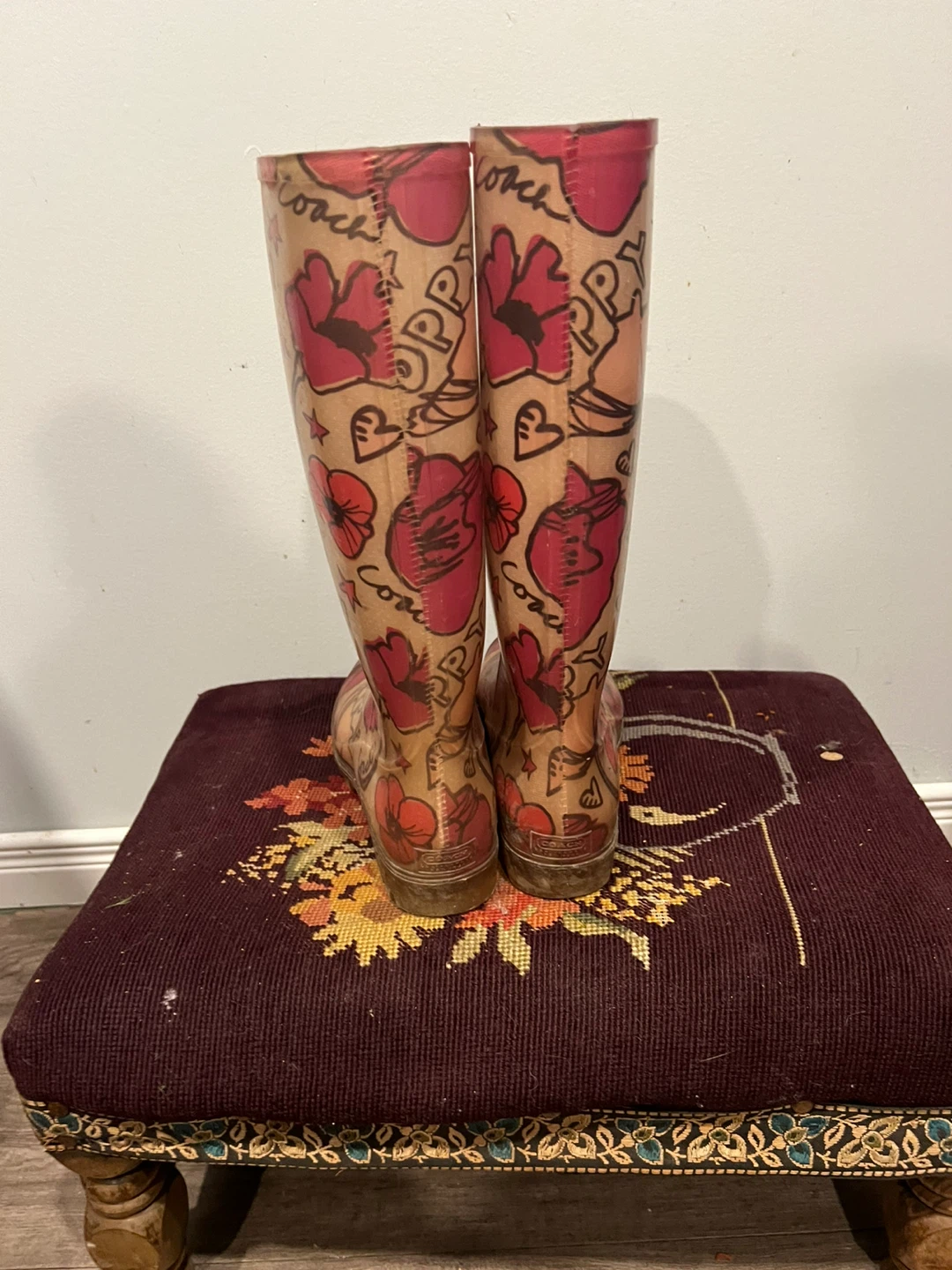 Coach Poppy Floral Rain Boots - photo 3