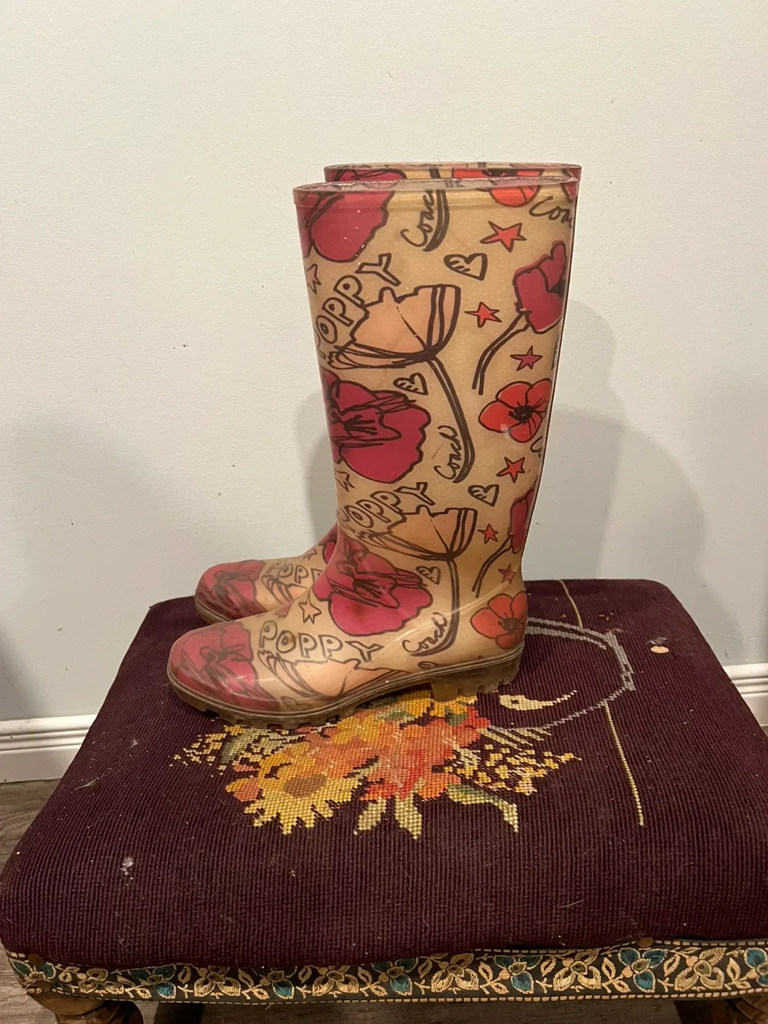 Coach Poppy Floral Rain Boots image indicator(2)