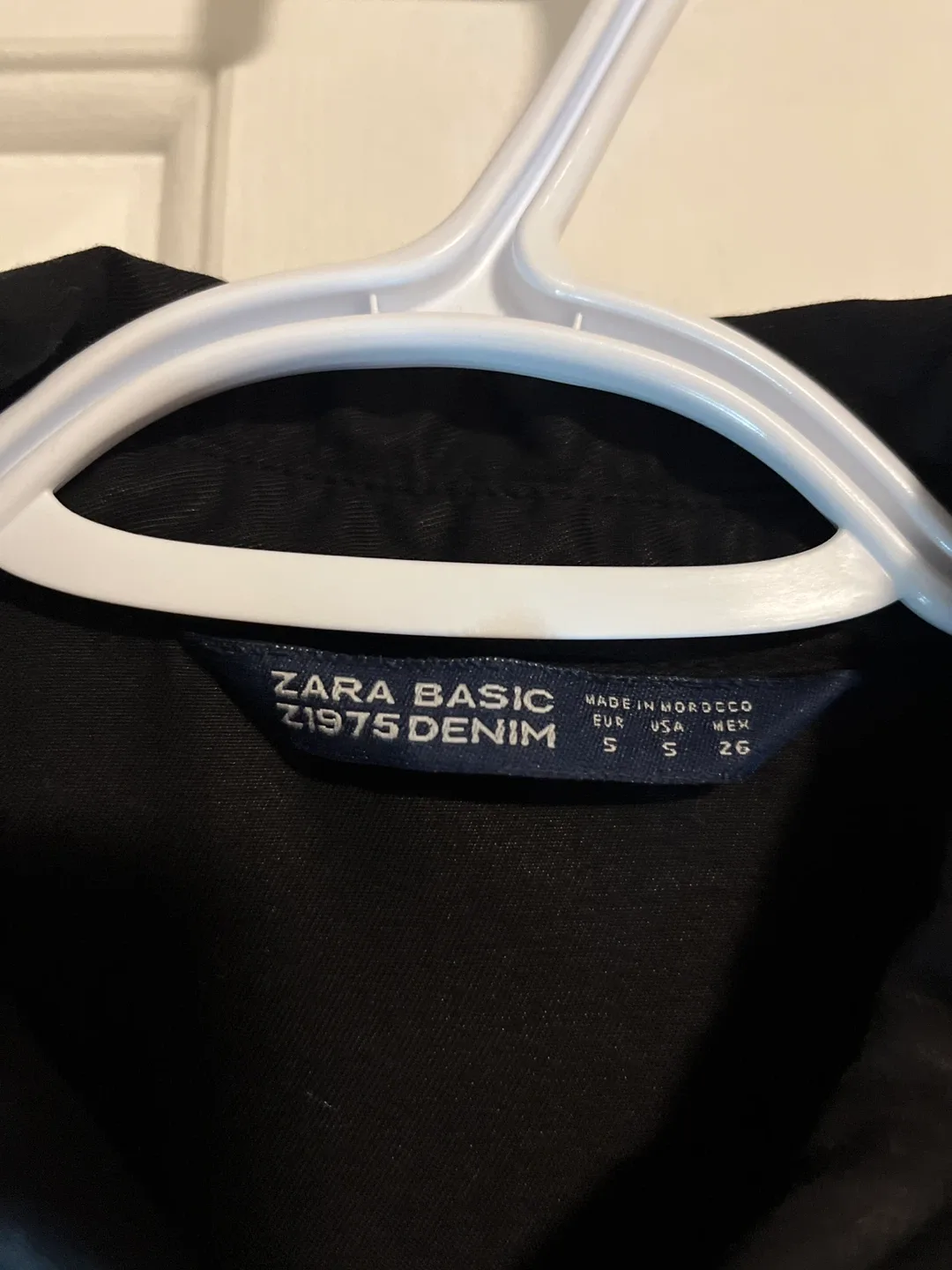 Zara Basic Z1975 Denim Black Shirt - Size S image indicator(2)