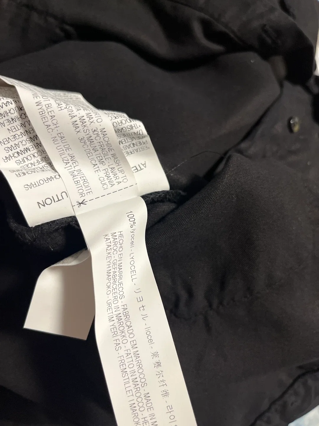 Zara Basic Z1975 Denim Black Shirt - Size S image indicator(4)