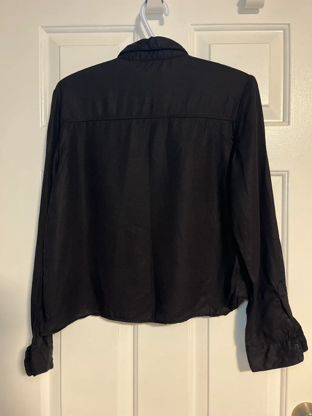 Zara Basic Z1975 Denim Black Shirt - Size S image indicator(3)