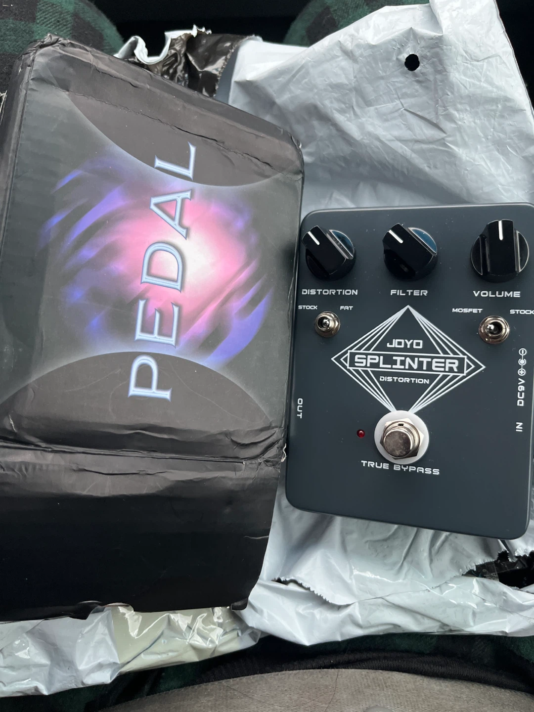 JOYO Splinter Distortion Pedal - Cyan - photo 2