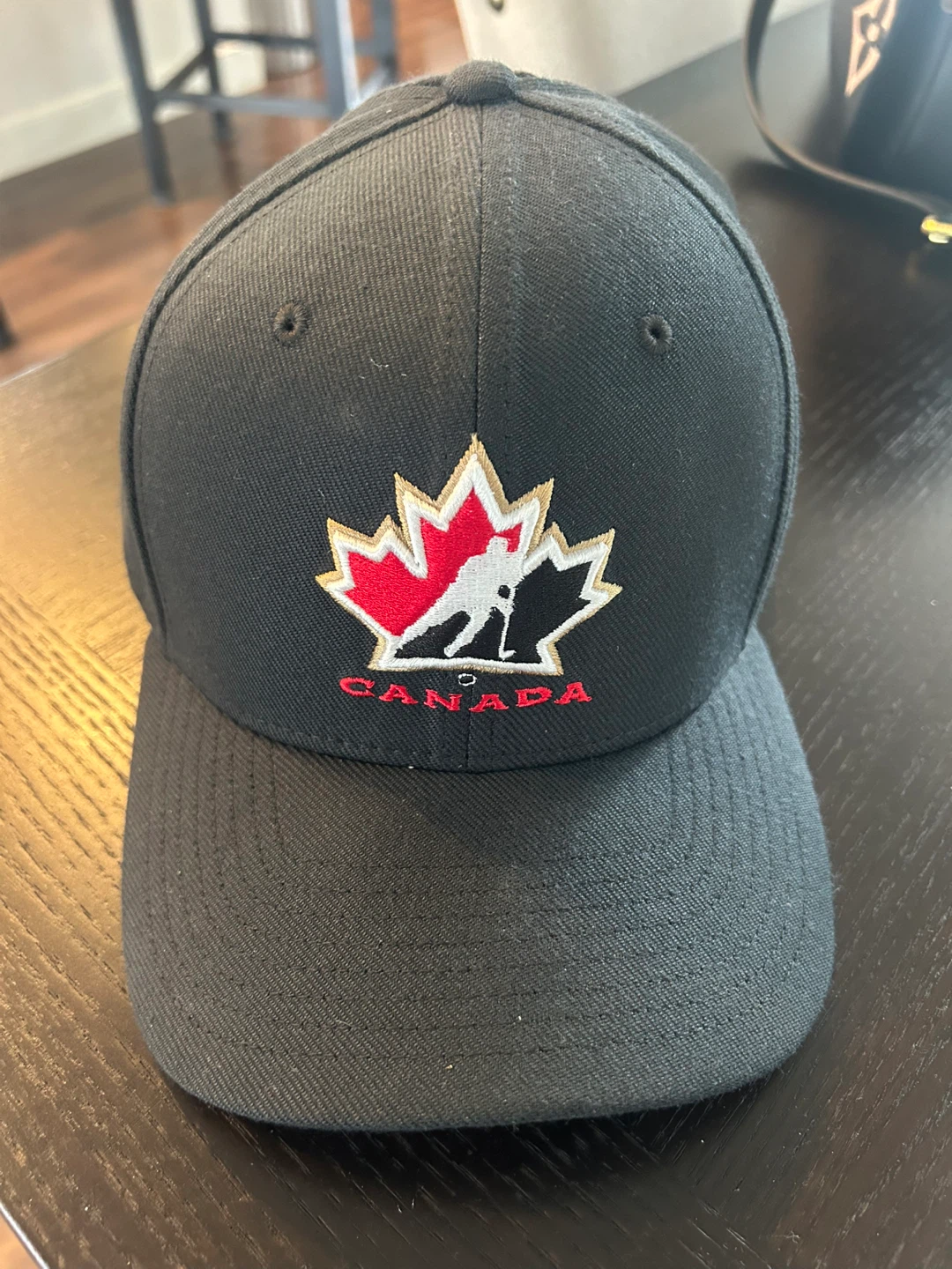 Nike Black Hockey Canada Swoosh Flex Hat