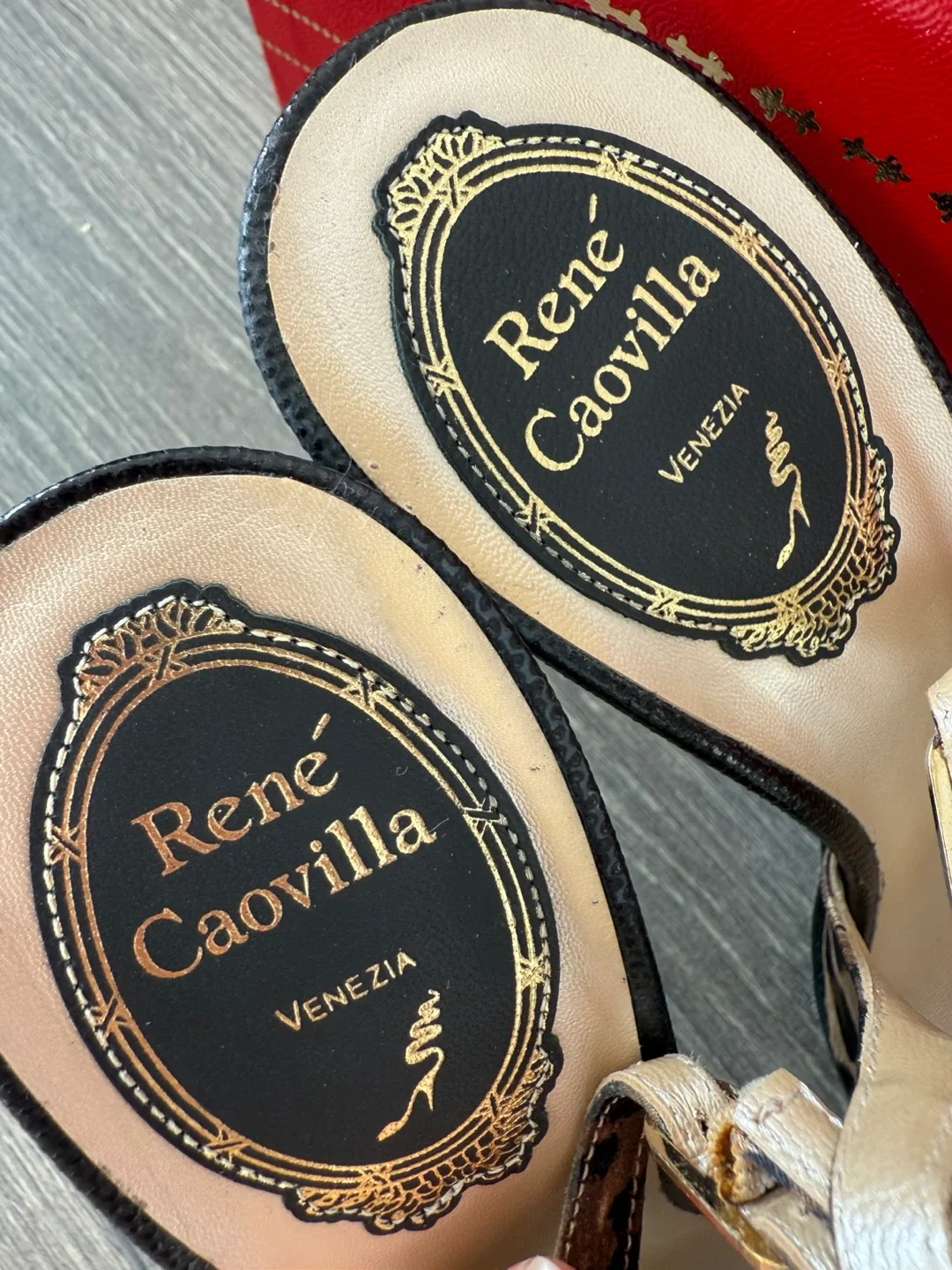 NEW René Caovilla Leopard Heels - Size 36 image indicator(6)