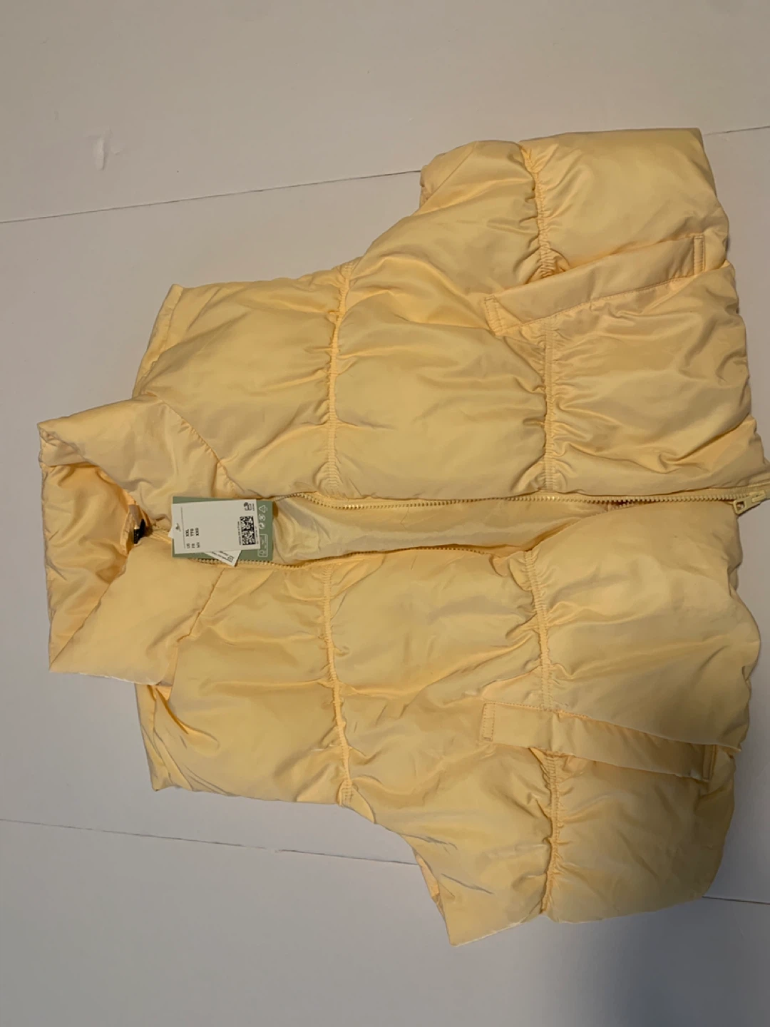 H&M Divided Puffer Vest - Size XXL - Yellow