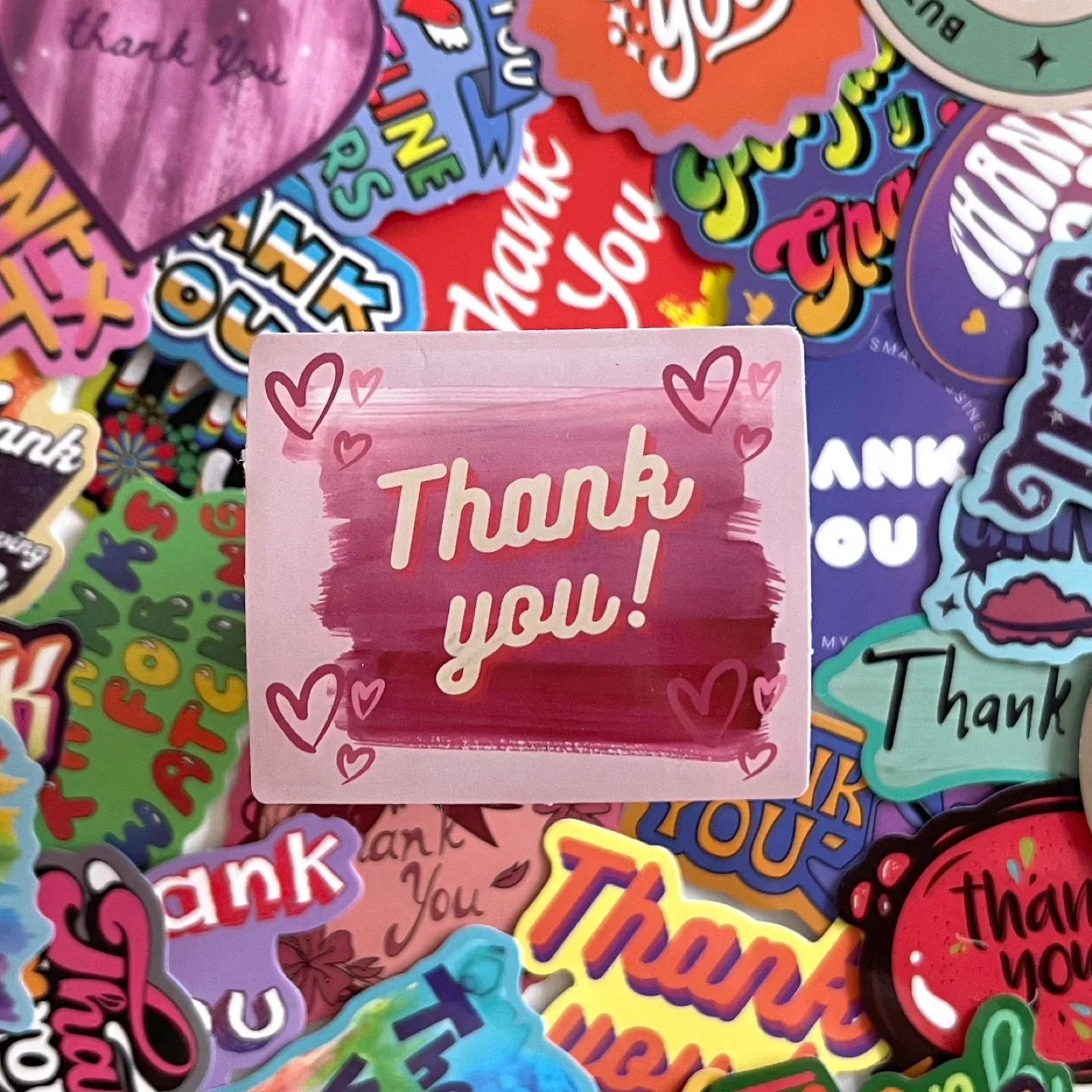 Pack of 53 Various Thank You Stickers image indicator(3)