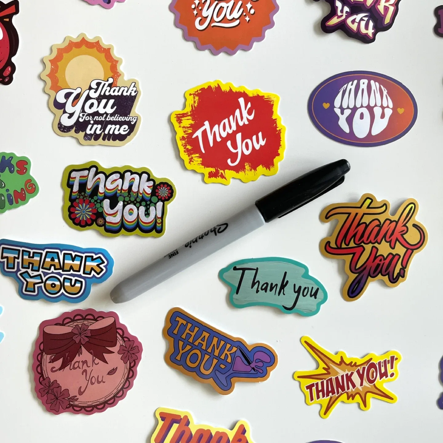 Pack of 53 Various Thank You Stickers image indicator(7)