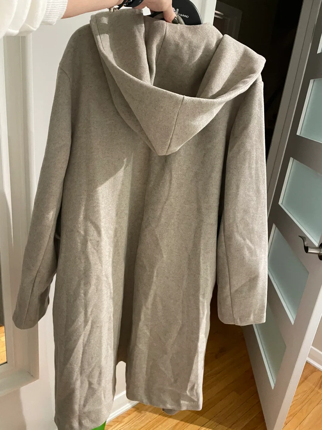 Devoted XL Hooded Coat - Beige image indicator(3)