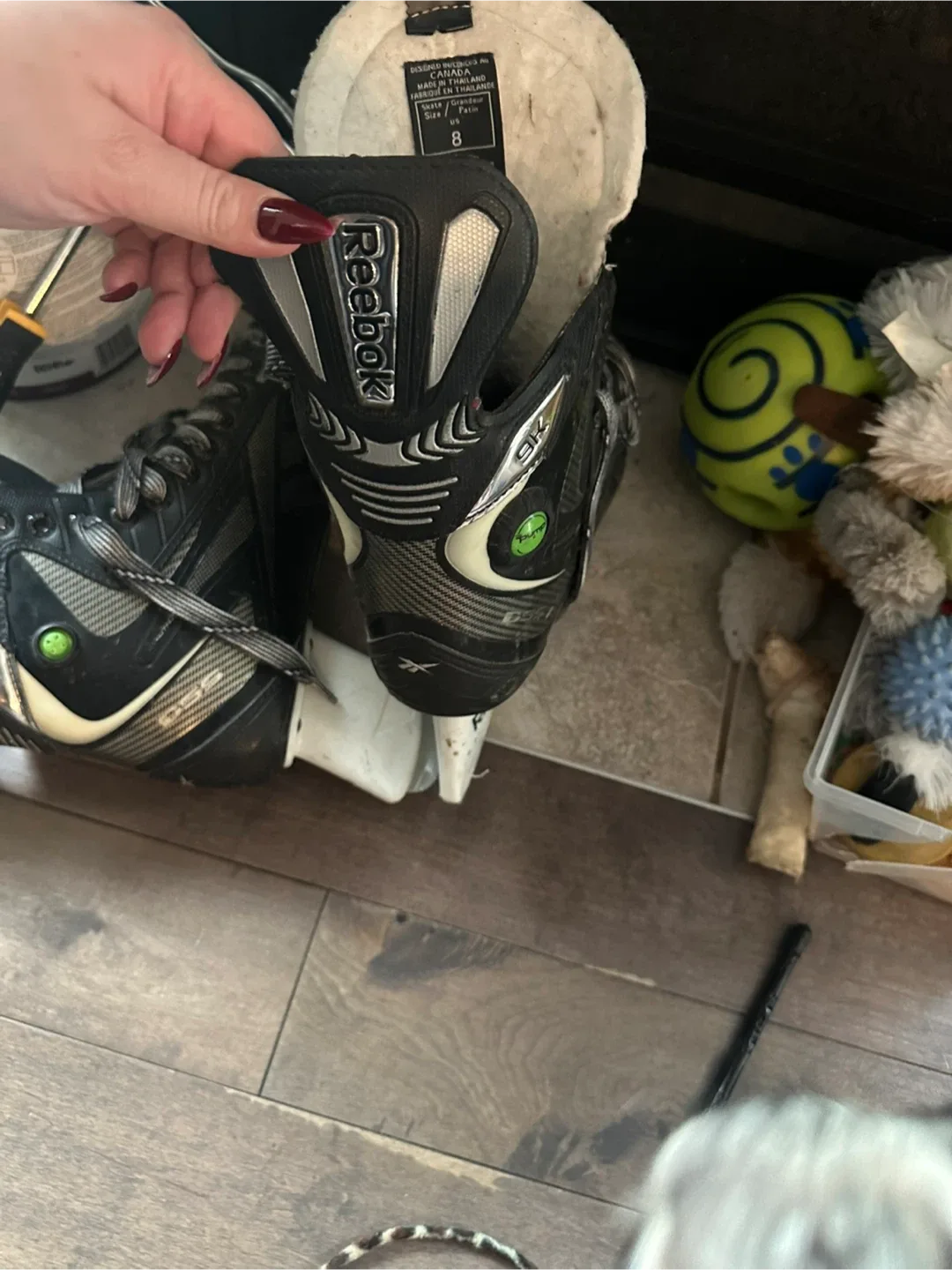Reebok Ice Hockey Skates - Size 8