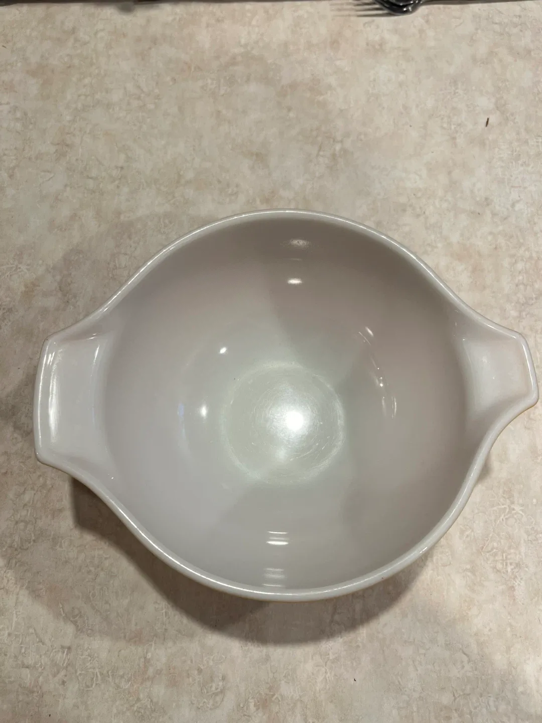 Vintage Pyrex Mixing Bowl - Orange Floral image indicator(3)