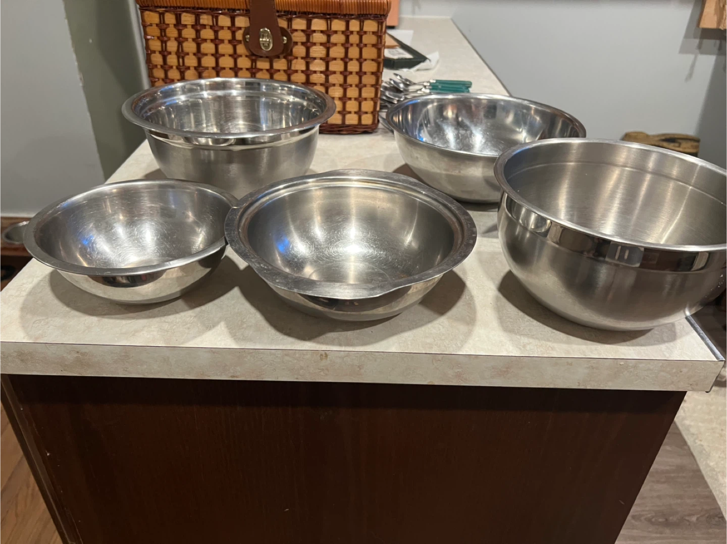 Stainless Steel Mixing Bowls - Set of 5