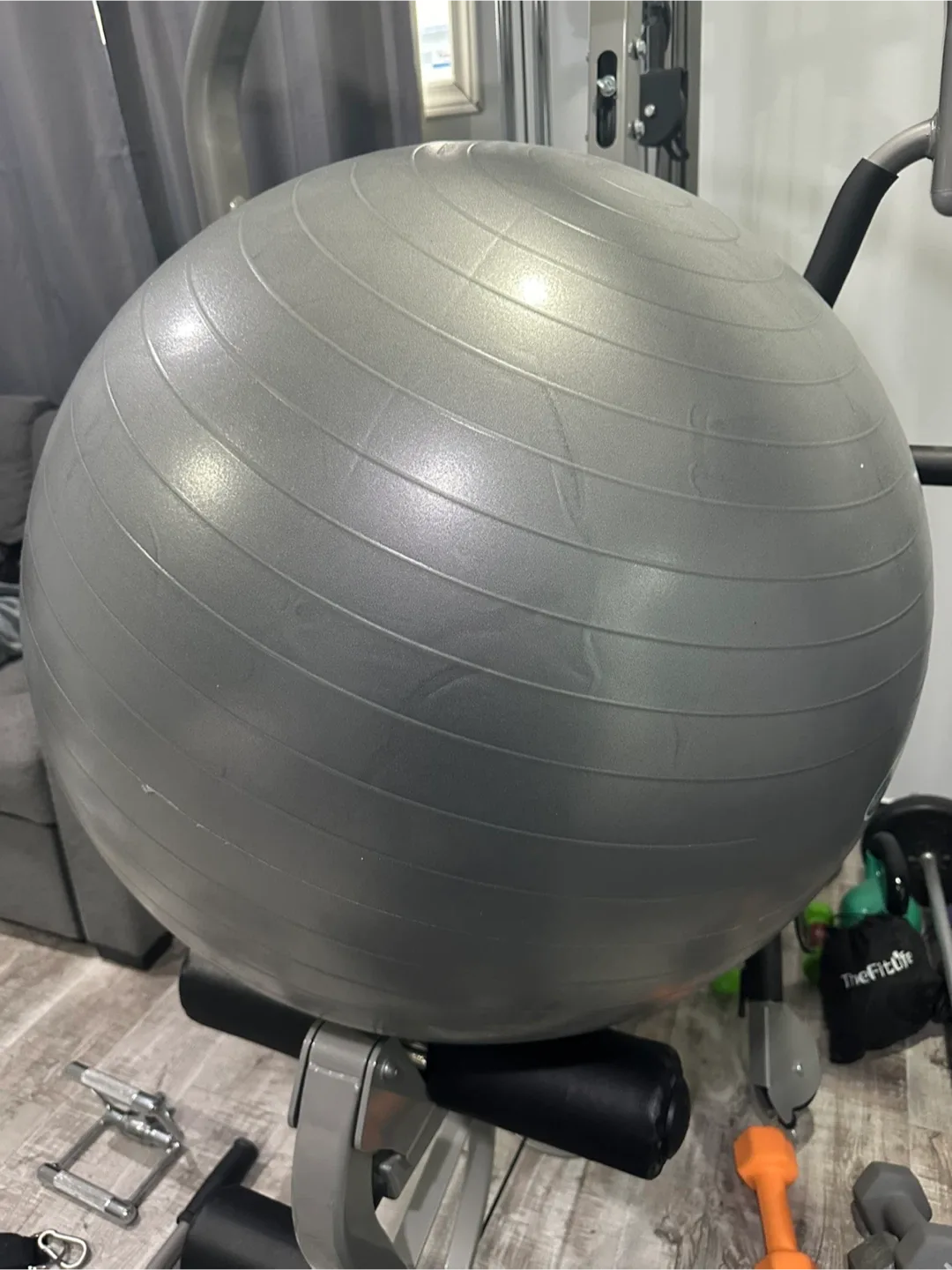 Exercise Ball - Silver