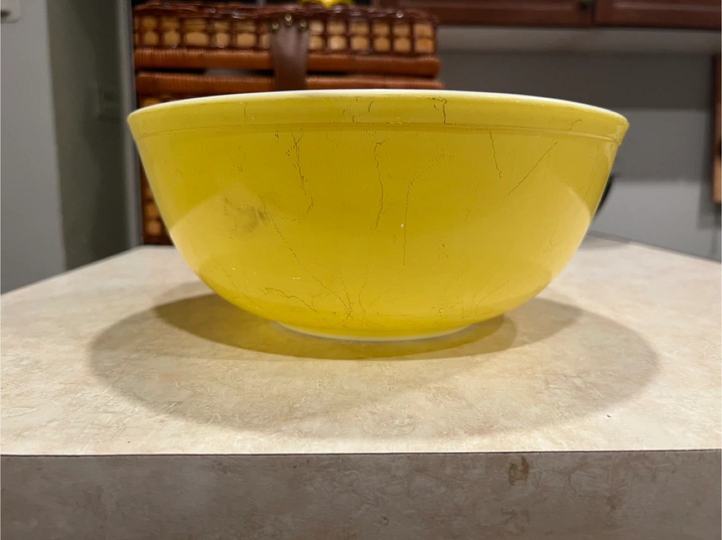 Pyrex Yellow Mixing Bowl