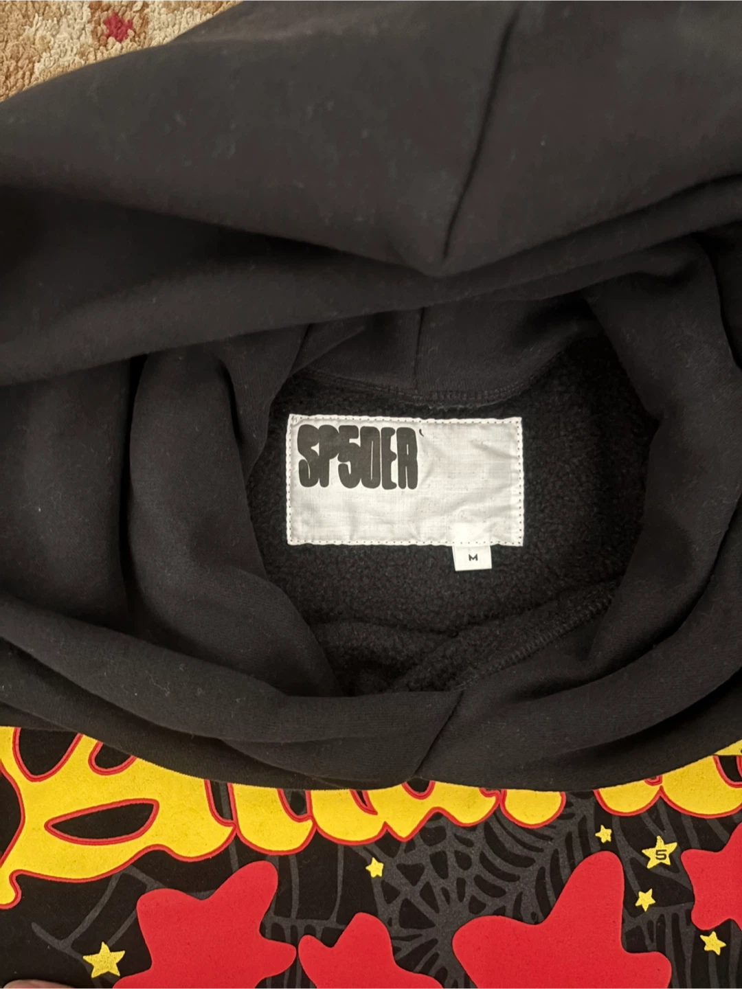 Sp5der Atlanta Black Hoodie - photo 5