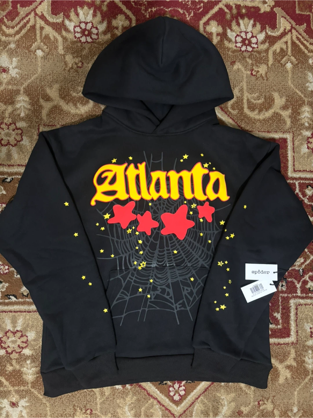 Sp5der Atlanta Black Hoodie - photo 2