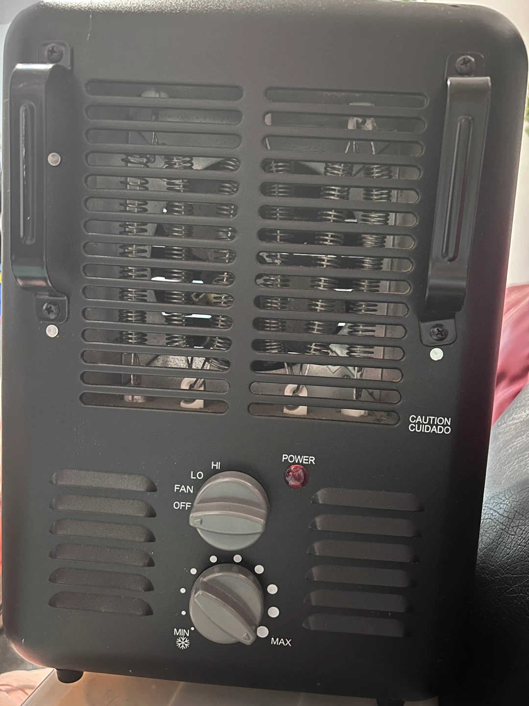 Black Portable Space Heater