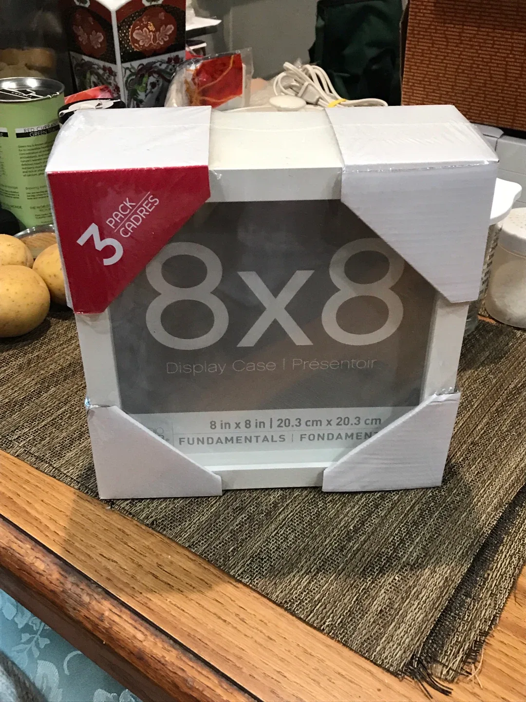 New 8x8 Display Case Picture Frame 3-Pack