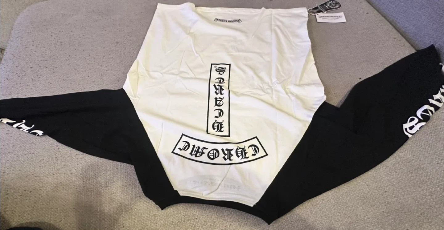 Chrome Hearts White/Black Long Sleeve Shirt image indicator(2)