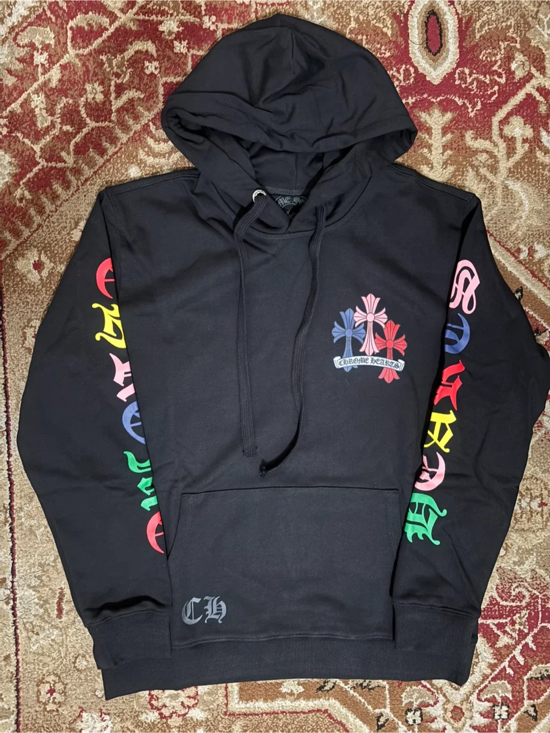 Chrome Hearts Black Hoodie - Size S thumbnail