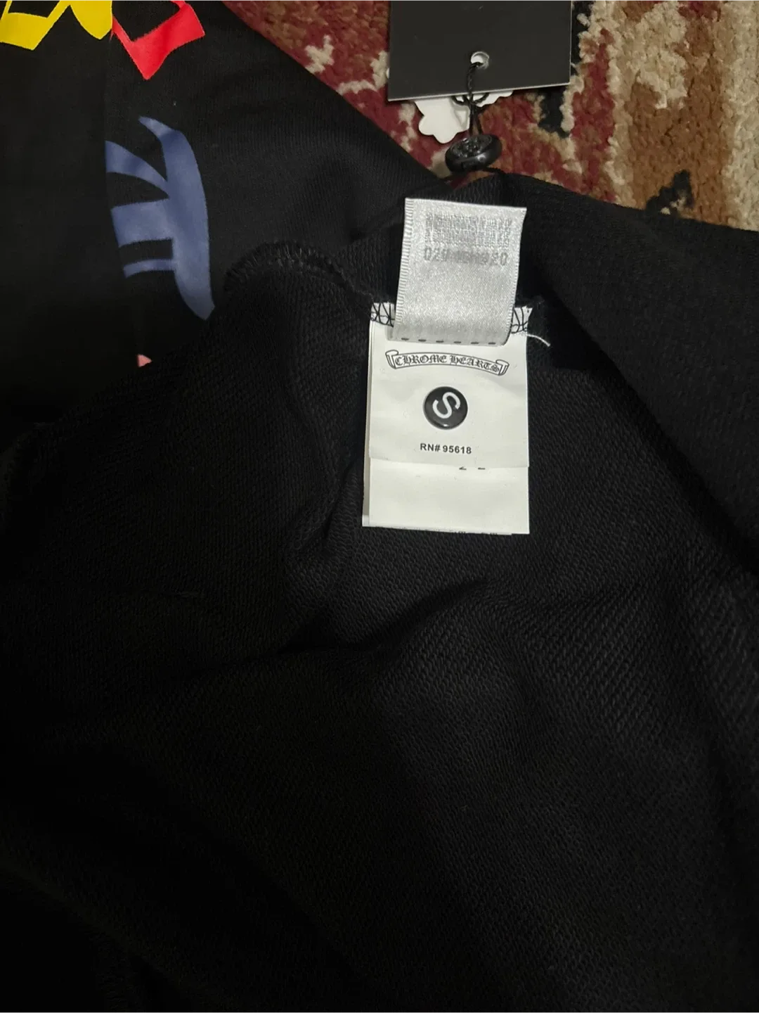 Chrome Hearts Black Hoodie - Size S image indicator(5)