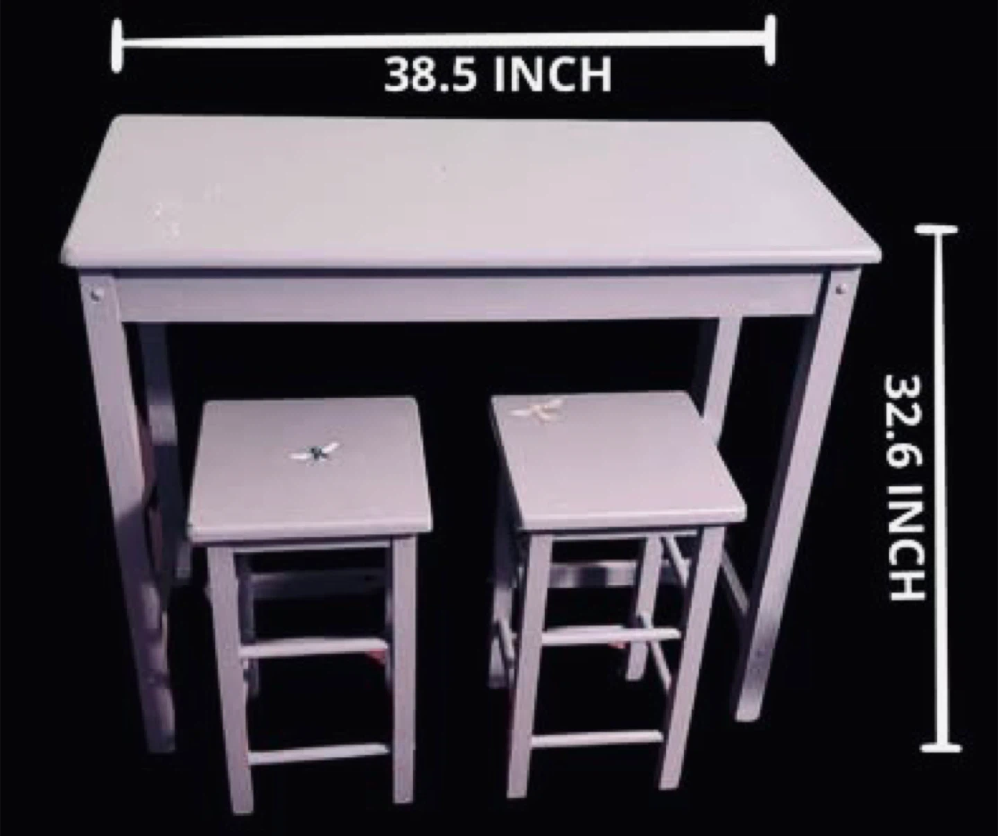 BAR TABLE with 2 STOOLS