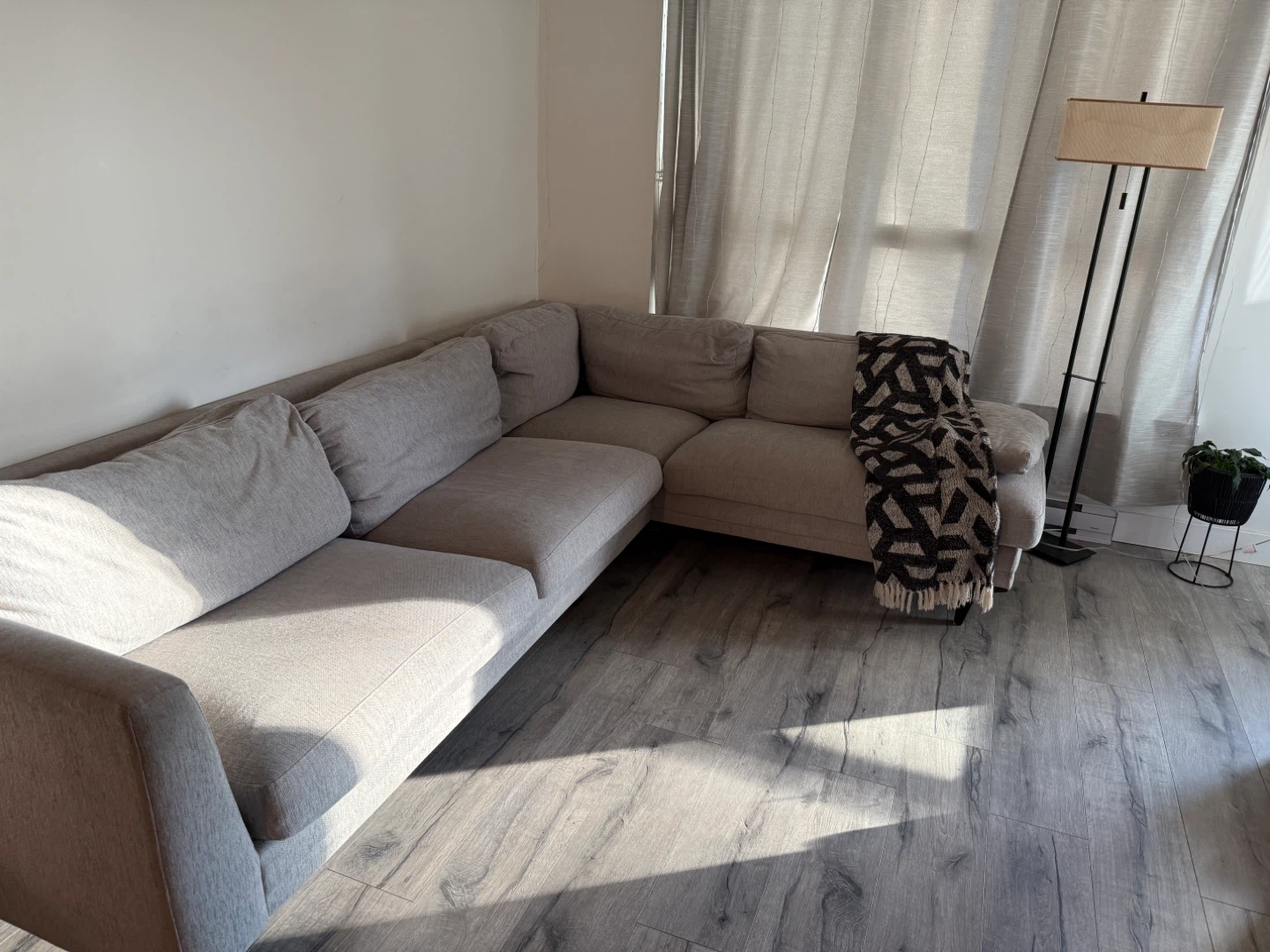 Sectional Sofa - Light Grey