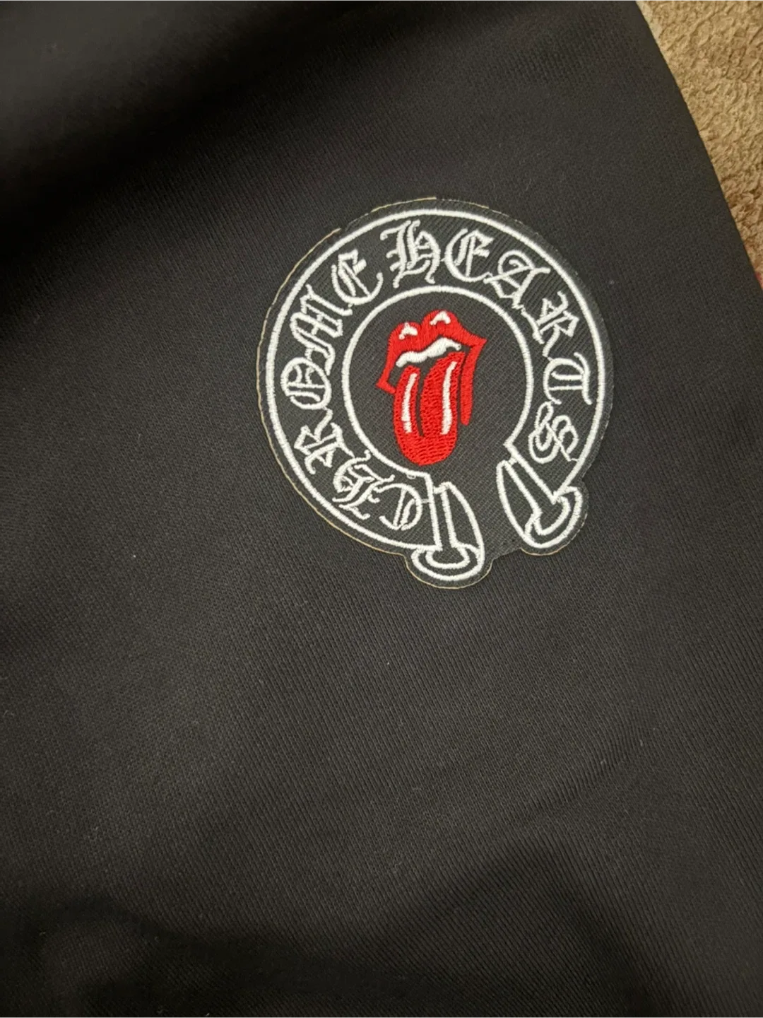 Chrome Hearts x Rolling Stones Black Sweatpants - Size S image indicator(4)
