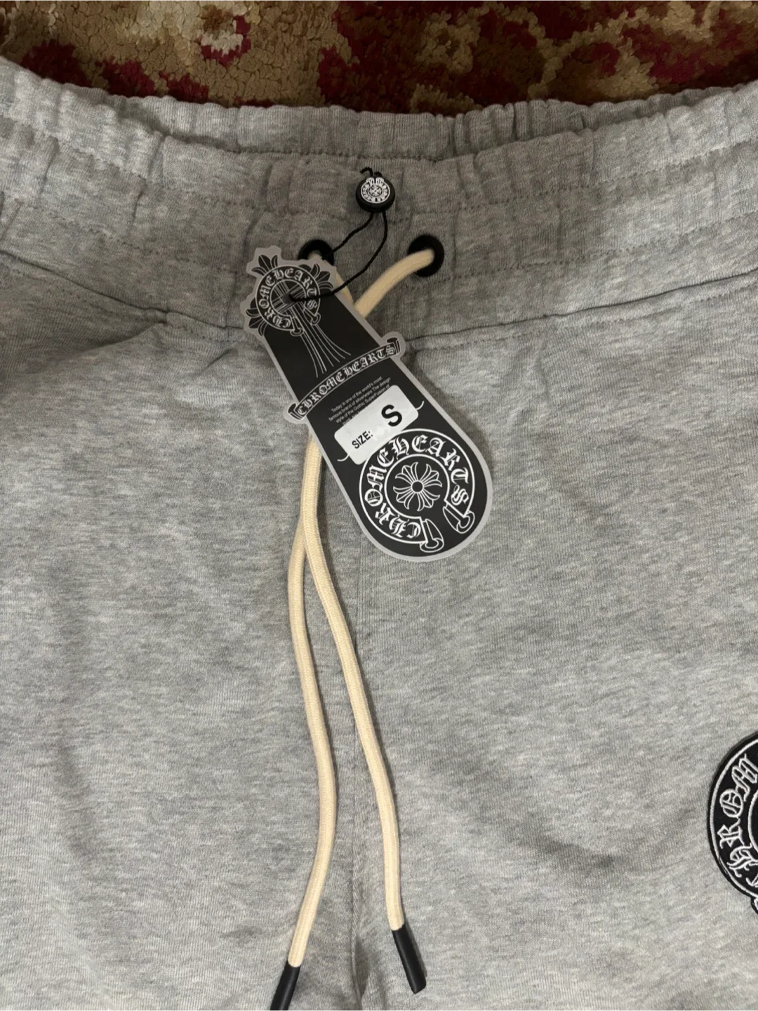 Chrome Hearts Grey Sweatpants - Size S image indicator(4)