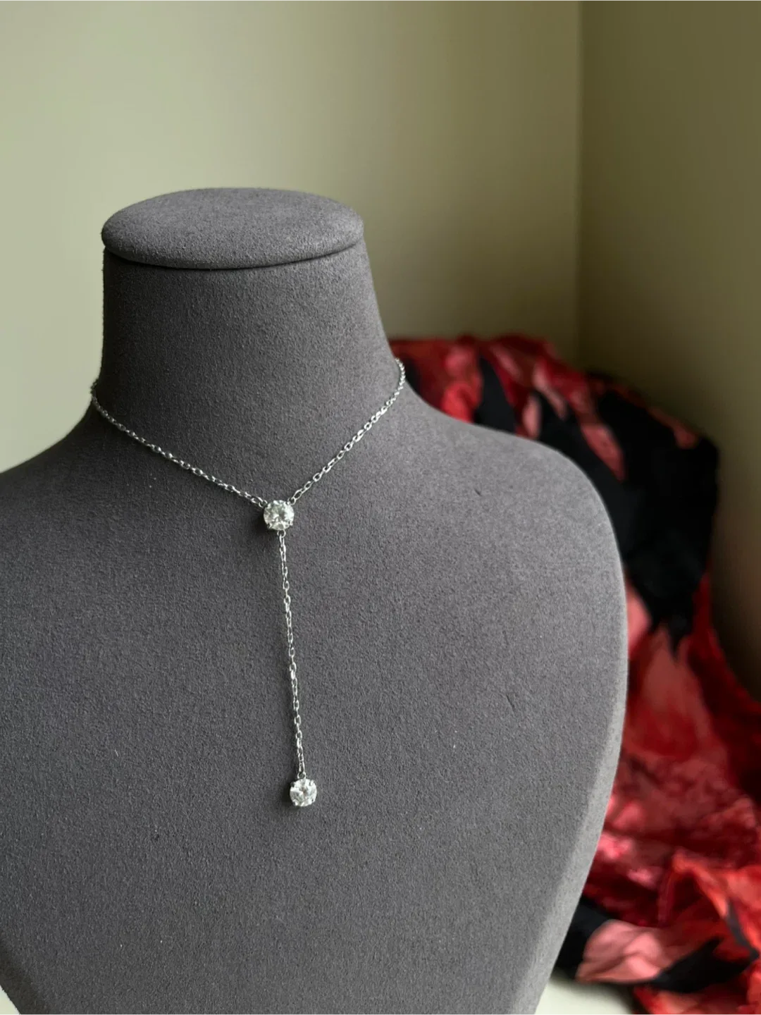 Swarovski necklace. Adjustable. image indicator(2)