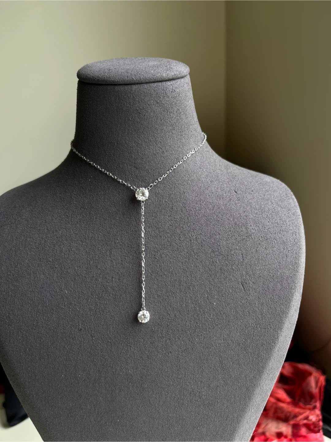 Swarovski necklace. Adjustable.
