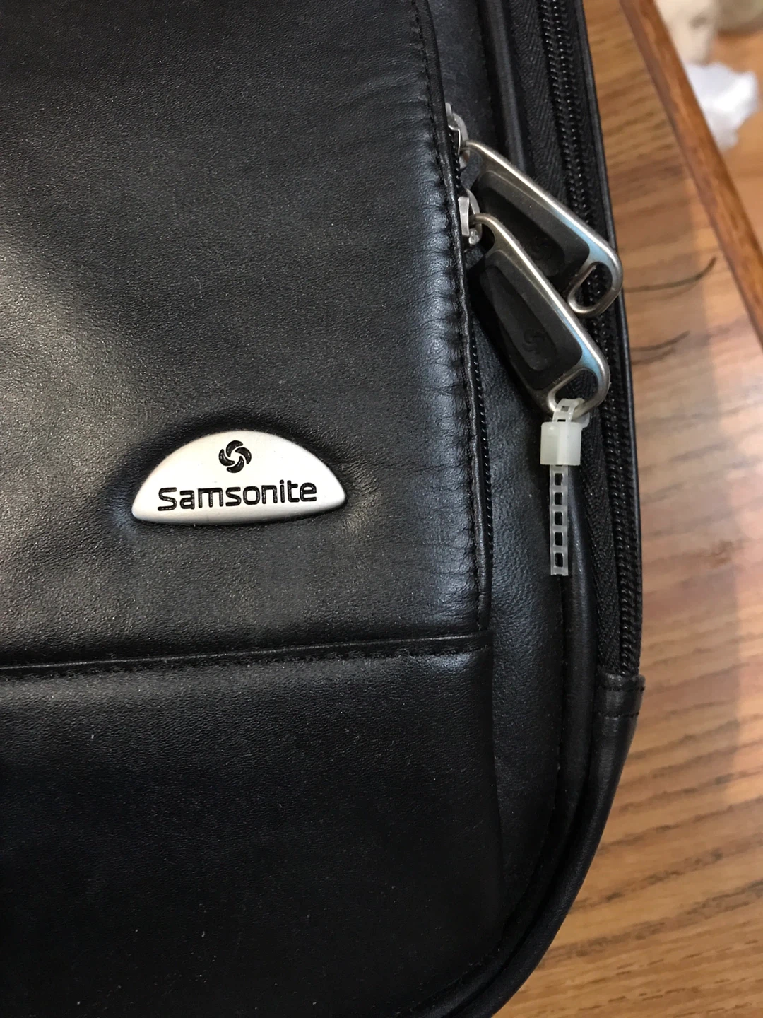 Samsonite Black Leather Backpack - photo 3
