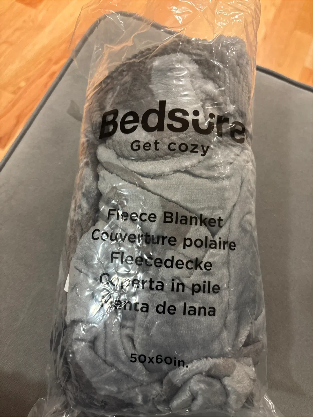 Feandrea Grey Pet Fleece Blanket- Set of 3 image indicator(8)