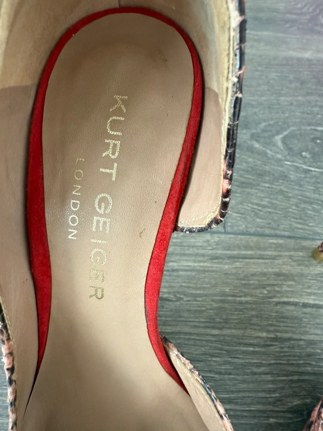 Kurt Geiger London Snakeskin Heels size 36 image indicator(4)