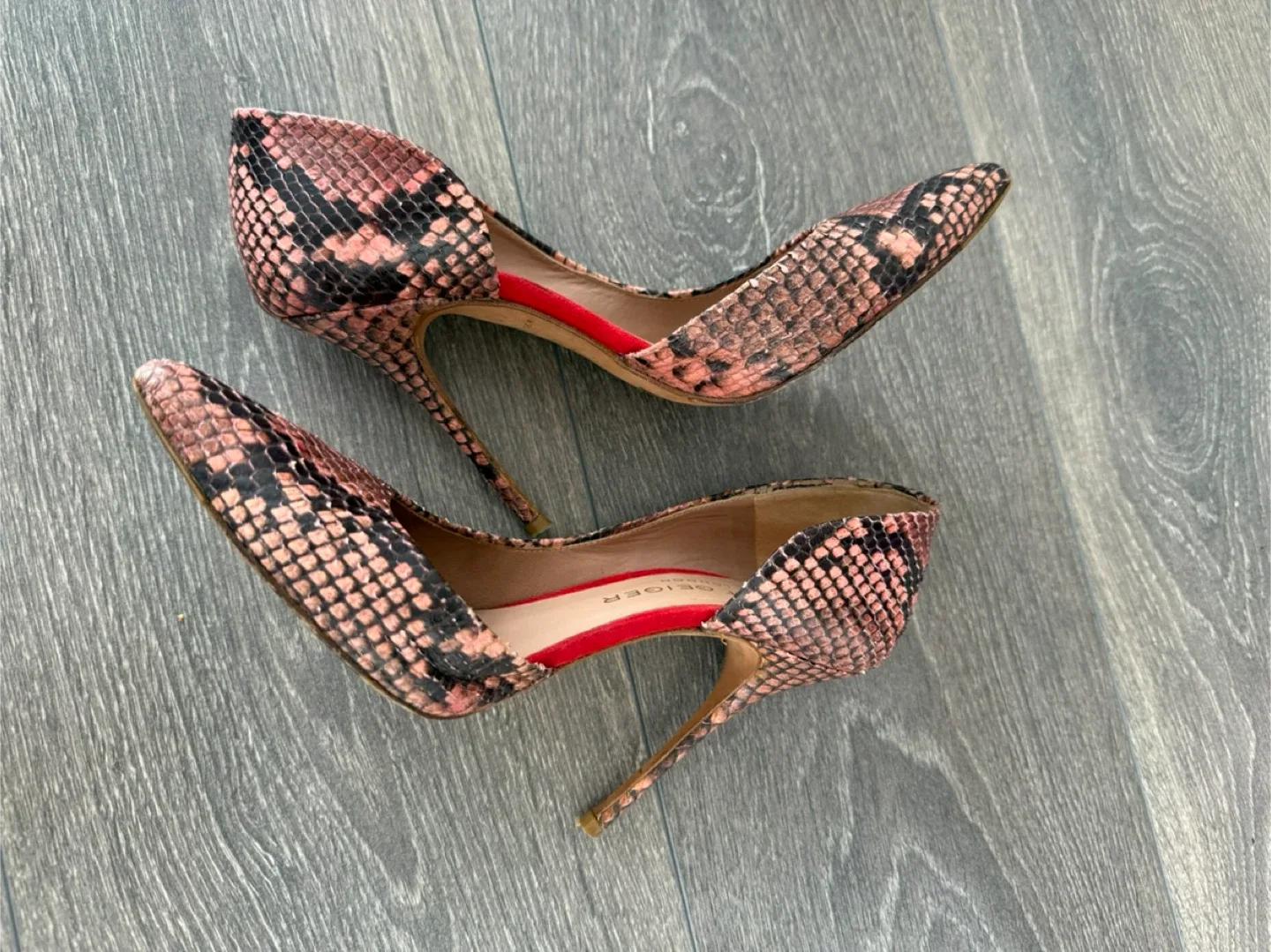 Kurt Geiger London Snakeskin Heels size 36 image indicator(9)
