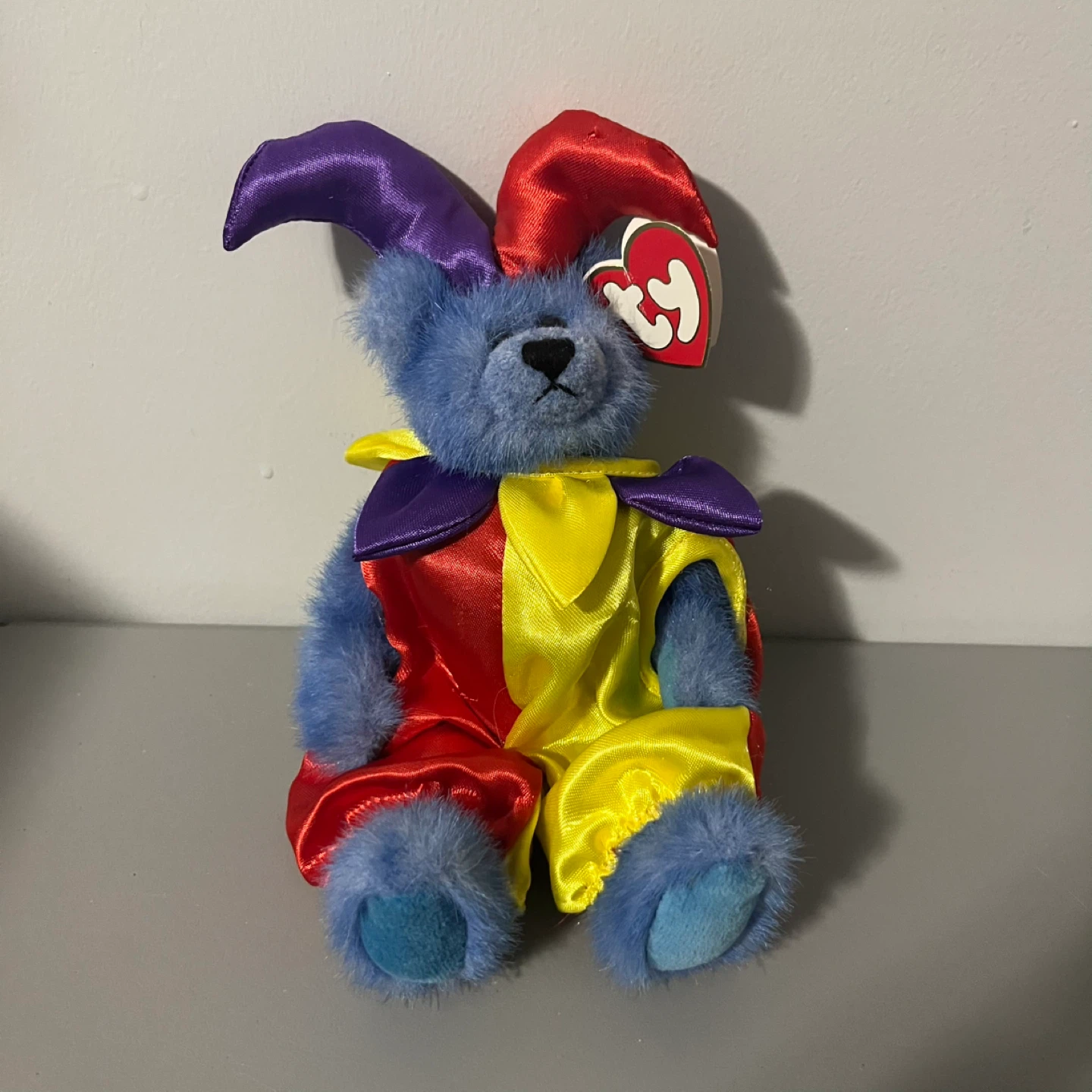 Ty Attic Treasures Collection Calliope the Jester Bear 1993 NWT