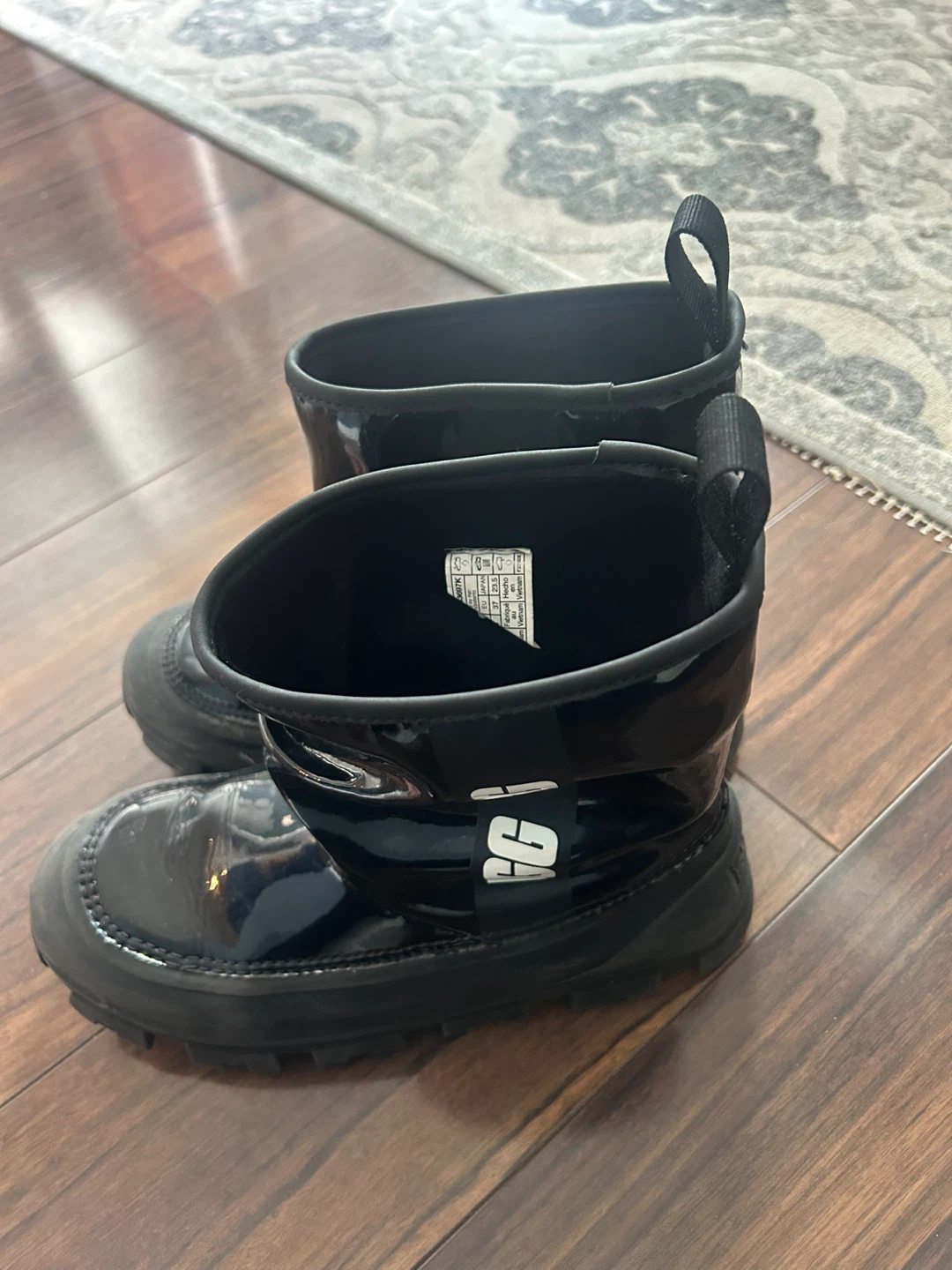 Kids UGG Black Boots, Size US 5