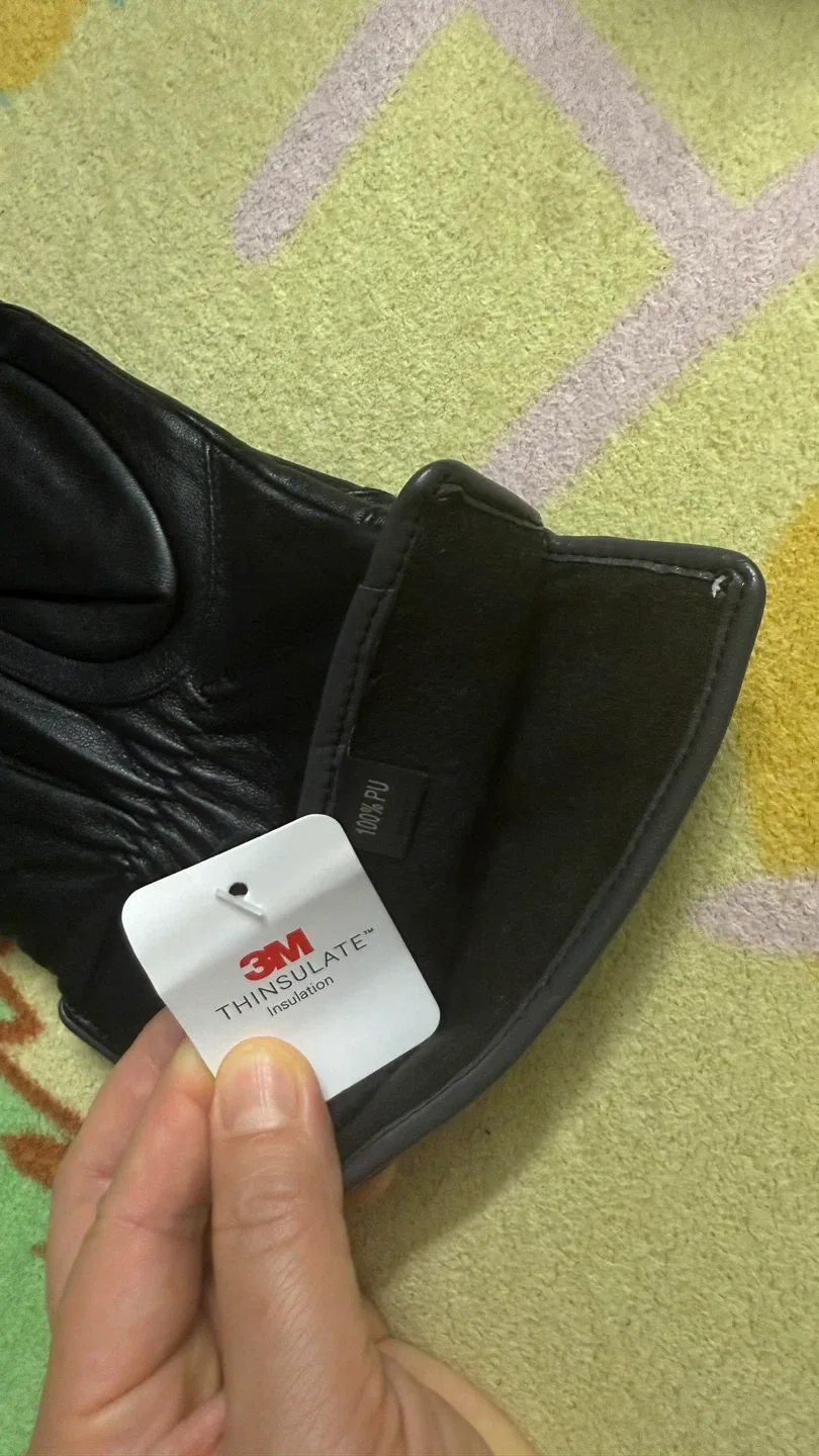 Kiyuycy Leather Gloves Black - L-GZL image indicator(2)